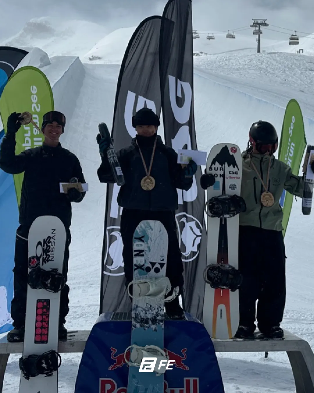 스노보드 국가대표 김건희 선수,  FIS EUROPEANCUP 1위 2