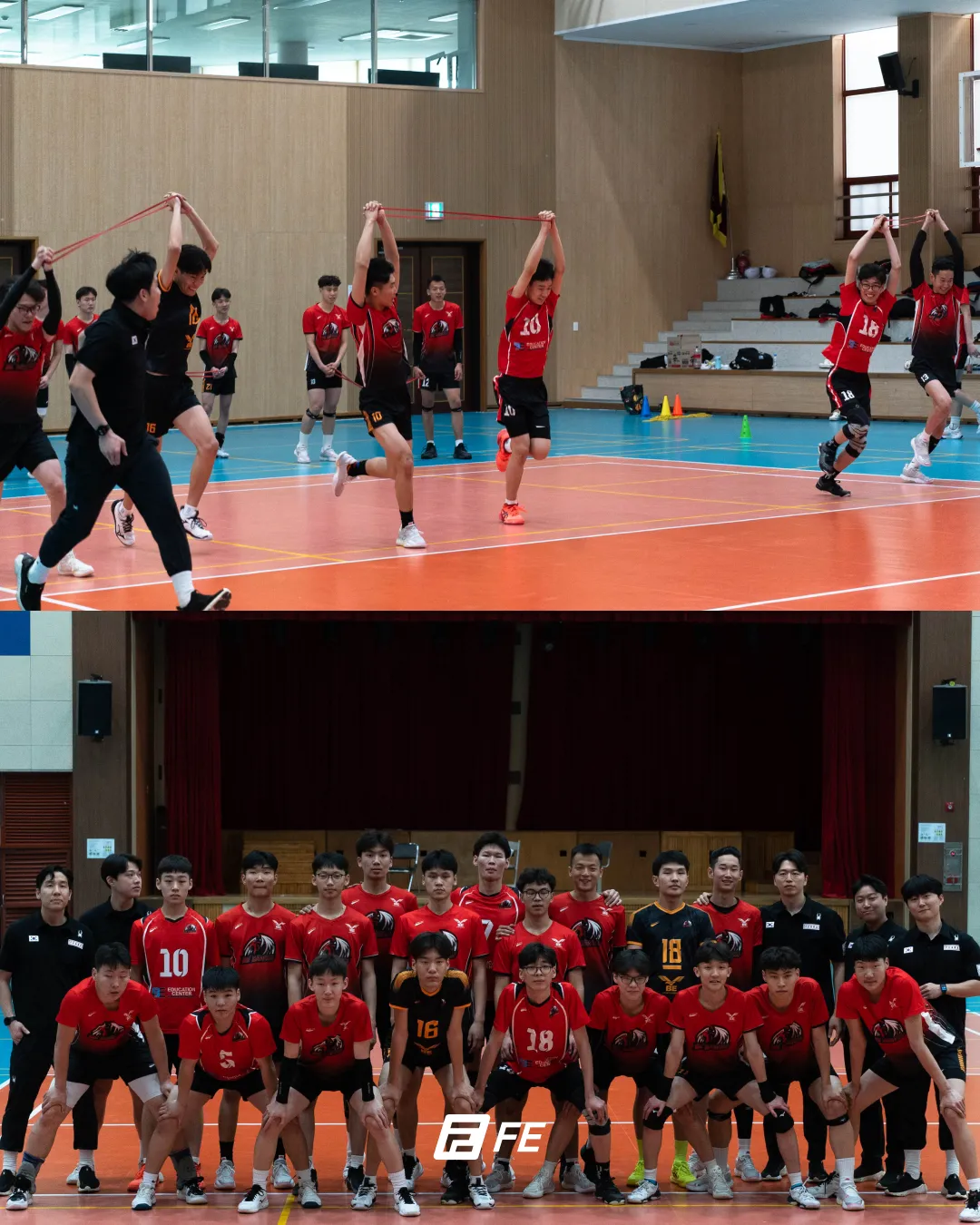 BE Volleyball academy X FETC 한국 전지훈련 5