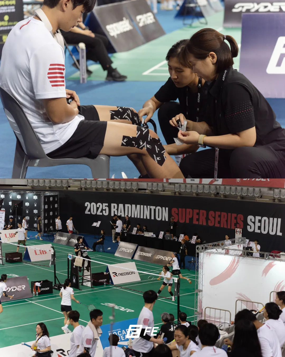 2025 SUPER SIRIES BADMINTON X FETC 컨디셔닝 부스 참여 5
